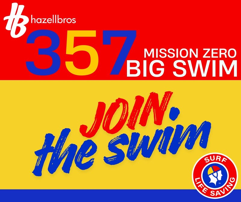 Hazell Bros Proudly Supports the 357 Mission Zero Big Swim